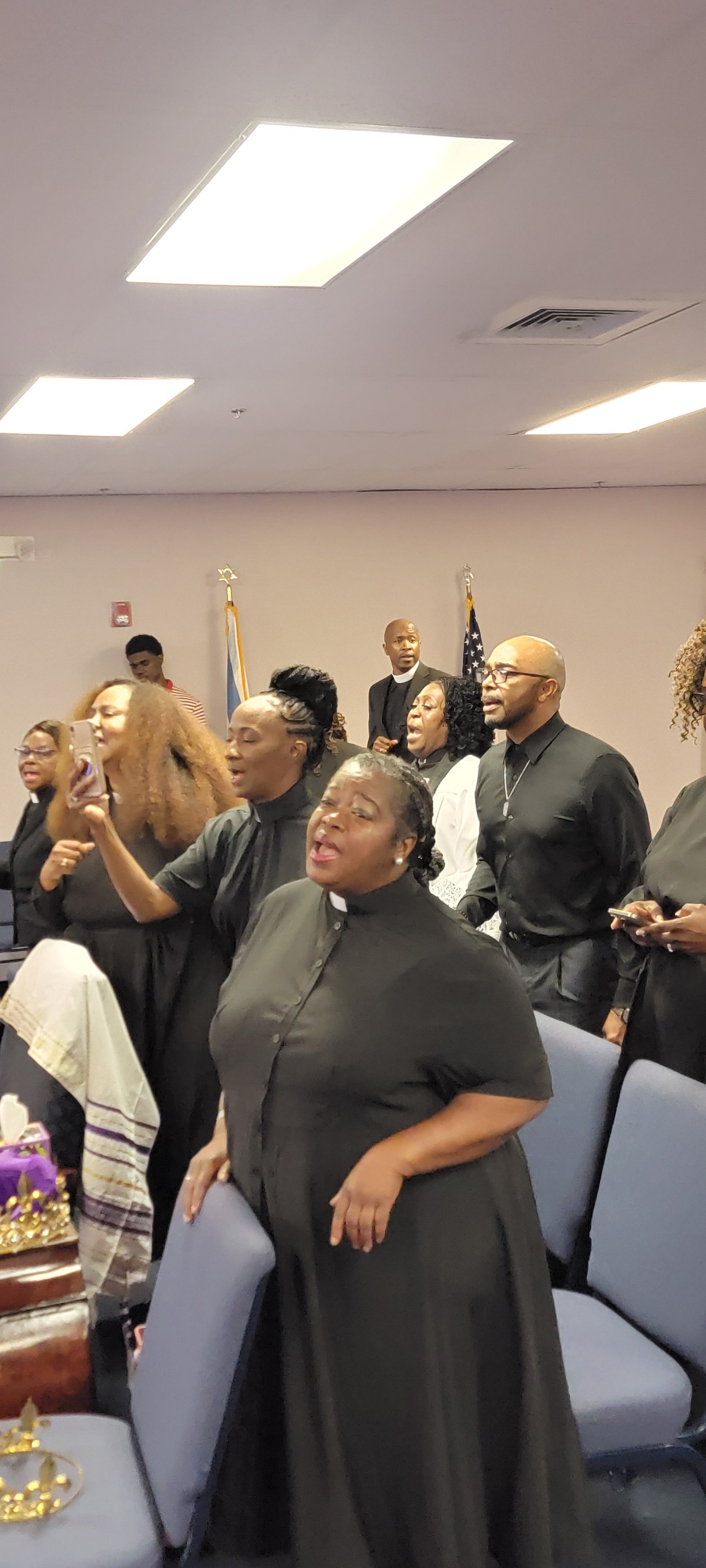 Members of the Impact Nation fellowship gathered in worship